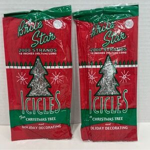 BRITE STAR vintage Icicles for the Christmas tree or holiday decorating